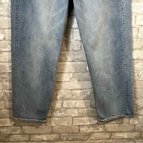 American Eagle Women's 14R Baggy Jeans. Medium Wash Blue Denim. Rigid Denim. AEO - Picture 7 of 13